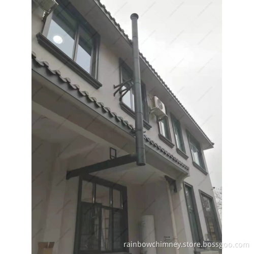 CE Stove Pipe with Black Painted